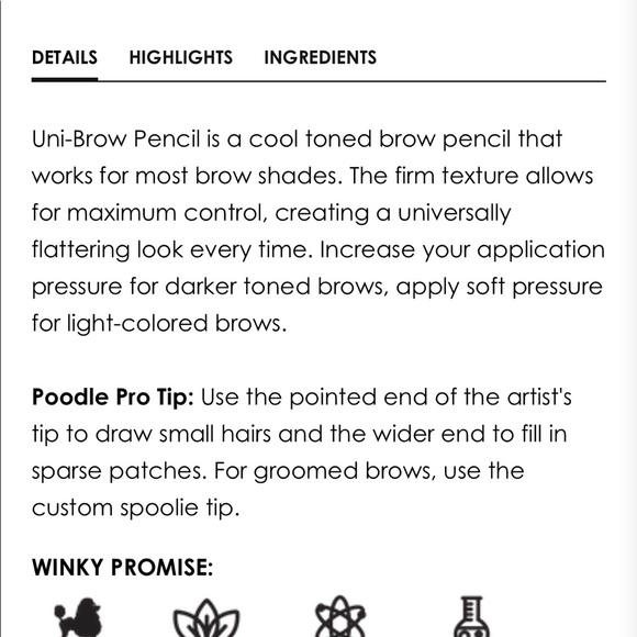 🕶HP🕶 Winky Lux Eyebrow Pencil - Picture 4 of 6